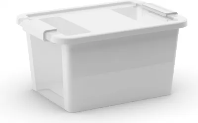 Produktbild von KIS Kunststoffbox Bi Box S Weiß / Transparent