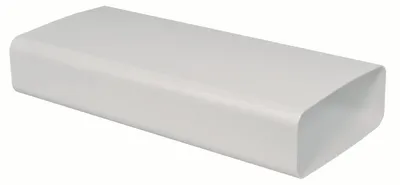 Produktbild von Flachkanal Abluft 222x89 mm Lüftungsrohr 100 cm ohne Muffen wie Naber 4043001