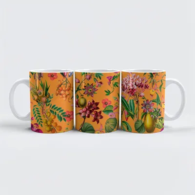 Produktbild von raxxa Premium-Tasse "Jungle Of Colors Orange"