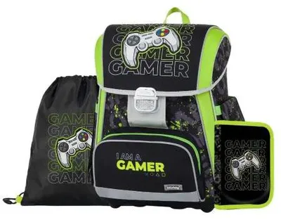 Immagine prodotto di Set per scuola, 3 pezzi, PREMIUM Gamer, modello 0-24125
