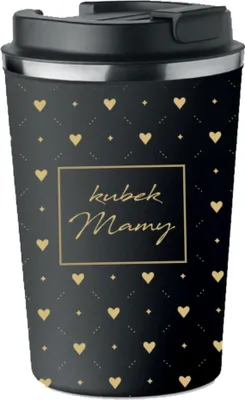 Produktbild von Premium Thermobecher mit Aufdruck MOM'S MUG Geschenk für 350ml KT_045