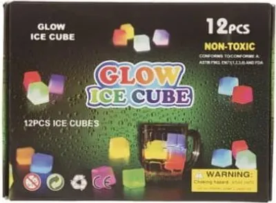 Zdjęcie produktu dla TG53193 KOSTKI LODU świecące kolorowe FLUO 12szt kostka ice