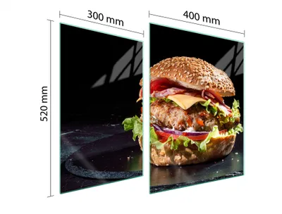 Obrázek produktu pro Ochranná Deska Pro Herd 70X52 Hamburger