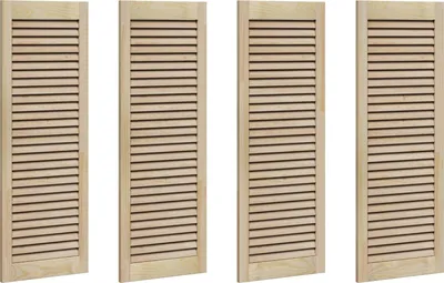Zdjęcie produktu dla Drzwi do szafki z drzwiami 4 pcs Naturalny 110 x 2,1 x 39,5 cm