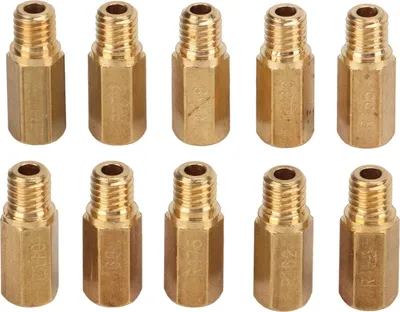 Image de Kit de 10 gicleurs principaux pour carburateur en métal - Accessoires pour carburateurs - Pièces de rechange pour Keihin FCR, MX, PWK, PWM, PE, PJ 155-178