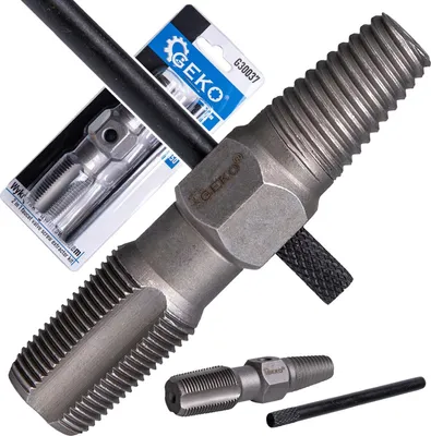 Immagine prodotto di Estrattore 2 in 1 per viti da 3/4" pollici per tubi, per rimuovere viti danneggiate e riparare raccordi per tubi filettati, tubatura filettatura di riparazione, Geko