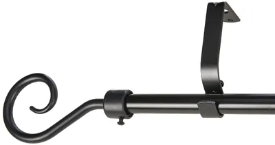 Image de Gardinia Crochet 1 coulisse Ø 16/13 mm noir 130 - 240 cm