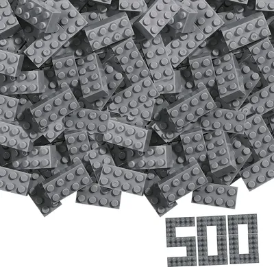 Produktbild von Androni 104114549 - Blox 500 graue 8er Steine lose