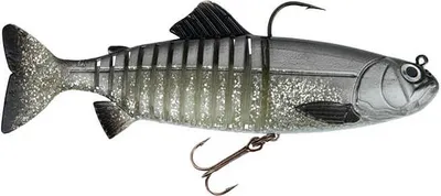 Produktbild von Fox Rage Replicant Jointed - Swimbait Wobbler, Farbe:UV Silver Bait Fish, Länge / Gewicht:23cm - 130g