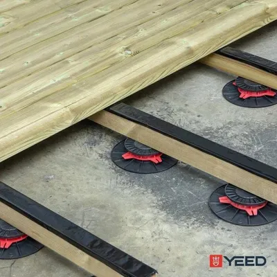 Zdjęcie produktu dla Wspornik tarasowy regulowany POD LEGARY 40-60 mm DUŻA NOŚNOŚĆ zestaw 20 szt