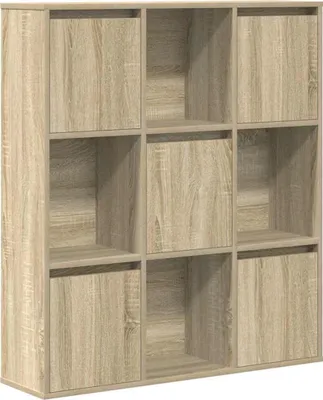 Obrázek produktu pro vidaXL Knihovna Sonoma dub 89x24x101,5 cm Materiál na bázi dřeva
