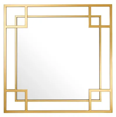 Immagine prodotto di Casa Padrino specchio da parete di design oro 90 x H. 90 cm - Specchio