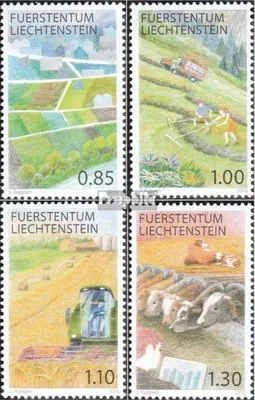 Produktbild von Briefmarken Liechtenstein 2010 Mi 1549-1552 (kompl.Ausg.) gestempelt Landwirtschaft