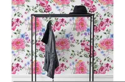 Produktbild von Coloray Fototapete 290x290 cm An Einer Wand Latex Latextapete - Vintage Rosen Rosen Vintage Garden Floral
