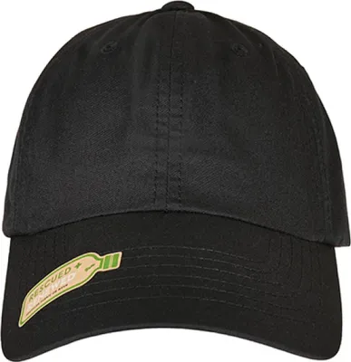 Produktbild von FLEXFIT 6245RP | Recycled Polyester Dad Cap Recycelter Polyester - Farbe: Black - Größe: One Size