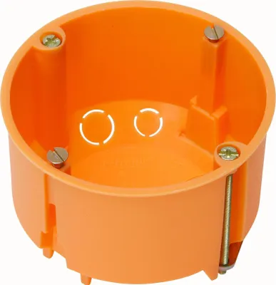 Produktbild von Kopp Hohlwandschalterdose, Ø68mm, Dosentiefe: 47mm, orange, IP30, Profi-Pack: 10