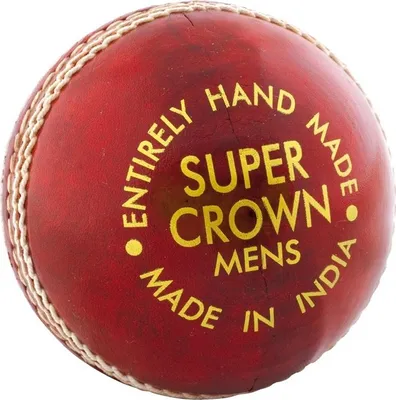 Obrázek produktu pro Čtenáři - Kriketový míček "Super Crown" CS1857 (jedna velikost) (červený/zlatý)