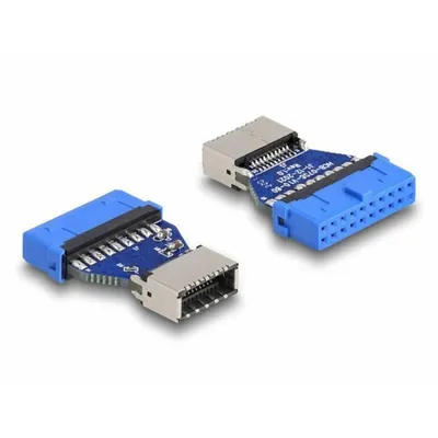 Produktbild von DeLOCK USB 5 Gbps Adapter Pfostenbuchse zu intern Typ-E Key A Buchse, 20 pin USB 3.0 pin header, USB (USB 3.2 Gen 1) key A 20 pin