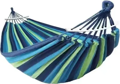 Produktbild von Hängesessel aus Segeltuch, Schaukelsitz, Seilbett, Outdoor-/Indoor-Gartensitz, Camping-/Reise-Schaukelstuhl