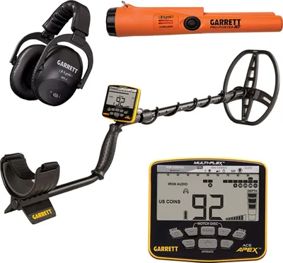 Produktbild von Garrett Ace APEX Raider (Wireless Pack) Metalldetektor + Garrett Z-Lynk Pinpointer