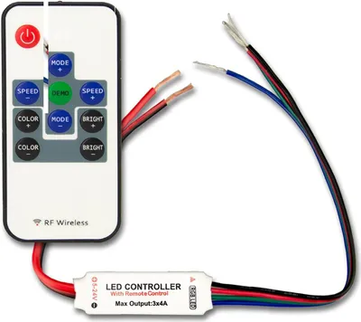 Produktbild von ISOLED LED Strip Mini RGB Funk-Fernbedienung, 3 Kanal, 12-24V DC 3x2A
