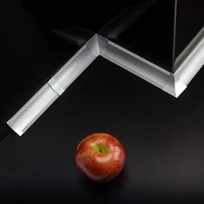 Produktbild von DQ-PP WINKELLEISTE INNENECKE | Aluminium | 23 x 23mm | PVC | Küchenleiste Arbeitsplatte Abschlussleiste Leiste Küche Küchenabschlussleiste Wandabschlussleiste Tischplattenleisten