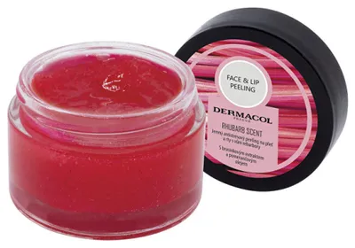 Produktbild von Dermacol Gesichts- & Lippenpeeling Peeling Rhabarberduft 50 ml