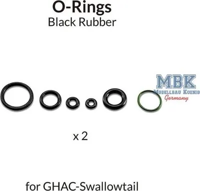 Image de GAAHLERI GAA-40775 Joints toriques noirs pour Swallowtail