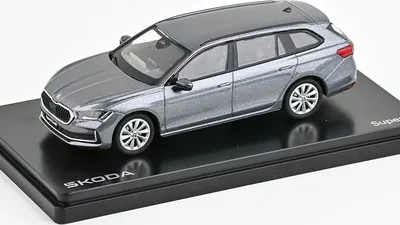 Image de Skoda Superb IV Combi (2023) Gris graphite métallisé ABREX 1:43
