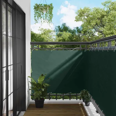 Obrázok produktu pre Balkónová obrazovka Tmavozelená 110 x 500 cm Oxfordská látka