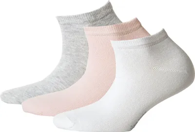 Produktbild von Björn Borg - Solid Step Socken 3er-Pack - Grau/Rosa/Weiß