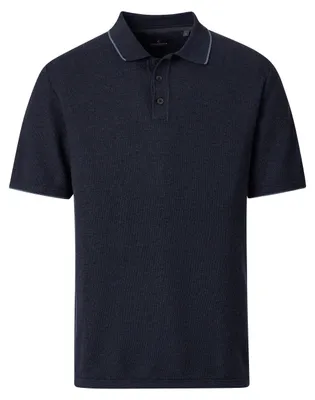 Produktbild von CASAMODA Herren Poloshirt Kurzarm Regular Piqué Dunkelblau 5XL