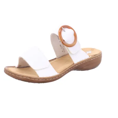Produktbild von Rieker Klassische Pantoletten Damen 31373832303438 Weiß 41 EU