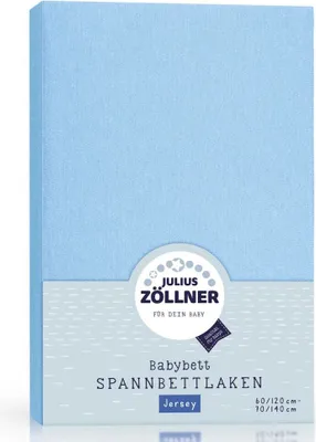 Obrázek produktu pro Prostěradlo Julius Zöllner jersey světle modré 70/140