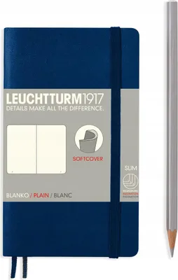 Produktbild von LEUCHTTURM1917 Taschennotizbuch A6 Glatt WEICH