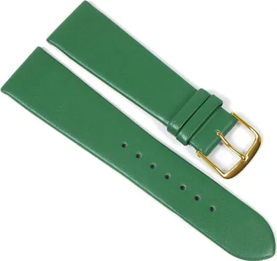 Produktbild von Minott Uhrenarmband | weiches Kalbsleder Band | Grün ohne Naht 23219G, Stegbreite:14mm