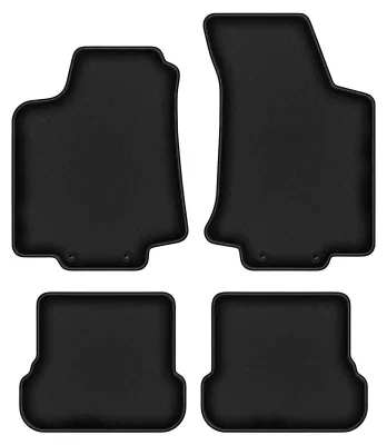 Zdjęcie produktu dla Dywaniki samochodowe premium do Volkswagen Golf IV (1998-2002) cabrio welurowe podgumowane czarne