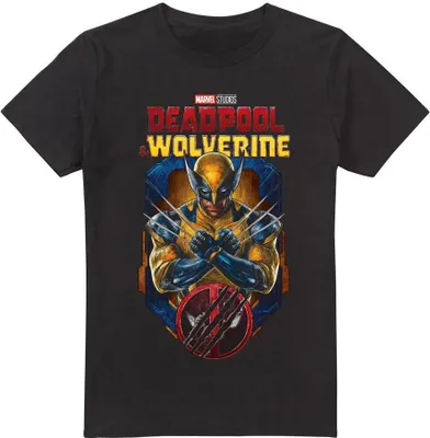 Immagine prodotto di Deadpool & Wolverine - Maglietta da uomo TV5234 (L) (Nero)