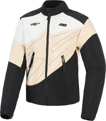 Produktbild von Alpinestars Stella Moshell Damen Motorrad Textiljacke, schwarz/weiß/beige, M