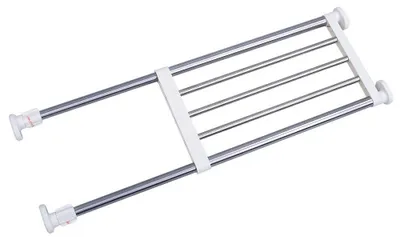 Ausziehbares Regal 50-80 cm, Edelstahl, für Kleiderschrank, Küche, Bad