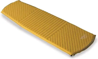 Produktbild von Bequeme, selbstaufblasende Schlafmatte – Schlafsackform – Gelb – 183 x 51/43 x 35 cm