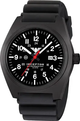 KHS INCBS.DB Herrenarmbanduhr Inceptor Black Steel 1
