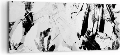 Produktbild von Bild auf Leinwand - Leinwandbild - Abstraktion modern - 100x40cm - Wand Bild - Wanddeko - Leinwanddruck - Bilder - Kunstdruck - Wanddekoration - Leinwand bilder - Wandkunst - AB100x40-3509