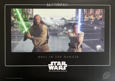 Obrázek produktu pro STAR WARS – Souboj v hangáru – Plakát – 21x29,7 cm