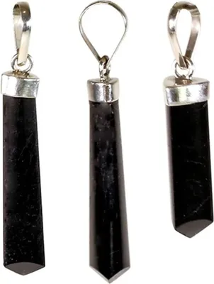 Produktbild von Anhänger Turmalin 925 Silber – Packung mit 3 Stück – 2,5–3,5 cm