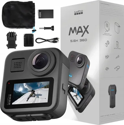 Produktbild von Wasserdichte Sportkamera Gopro Max 360 5.6K Uhd Mit Hypersmooth 1600Mah