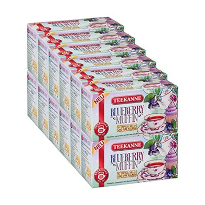 Image de Teekanne Blueberry Muffin Unique et sucré Infusion de fruits, paquet de 12