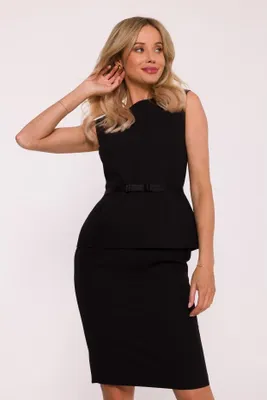 Zdjęcie produktu dla BeWear Sukienka damska midi Quinheep S427 czarny XL