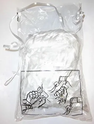Produktbild von 1000 Schnellverschlüsse weiß Polyband weiß Verschluss für Helium
