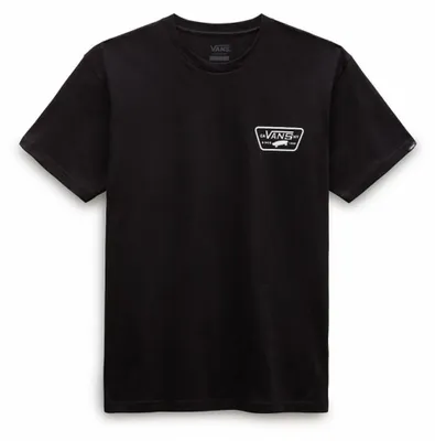 Image de T-shirt homme Vans, modèle VN0000F8Y281, motif "full patch", couleur noire